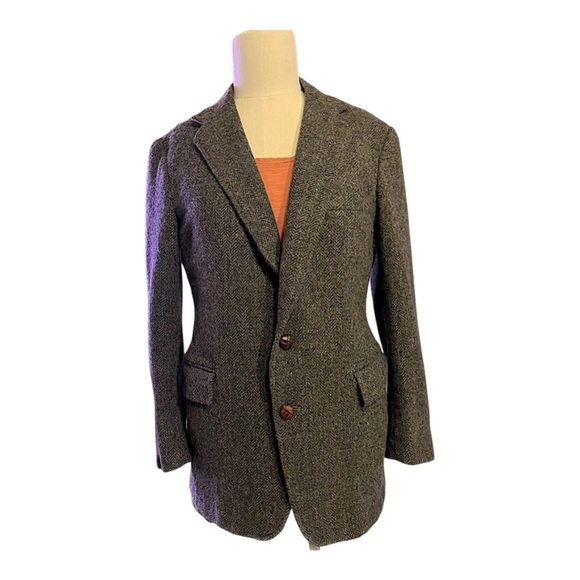 1990s Tailored Classics by Levi Strauss Wool Blazer Wooden Buttons Medium - Picture 1 of 6